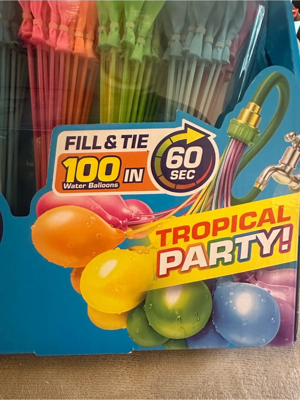 Tropical Party Fill & Tie Water Balloons - Multicolor